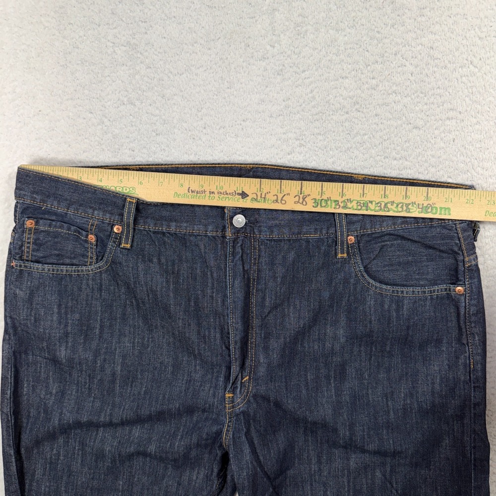 Levis 569 Loose Straight Jeans Mens 44x30 (44x27) Blue Baggy Relaxed Fit Denim - Picture 6 of 12